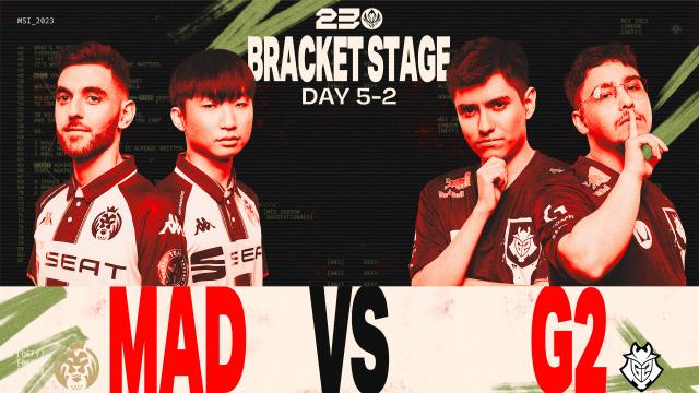 MAD vs G2 매치 하이라이트 브래킷 스테이지 Day5 2023 MSI 아프리카TV VOD