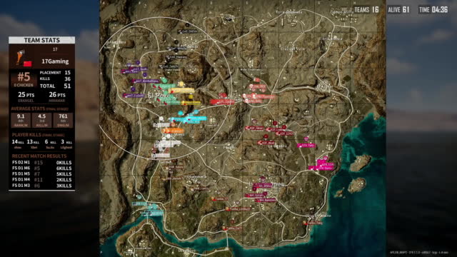 [캐치]2022 AfreecaTV PUBG LEAGUE SEASEON 2 (MAP) | SOOP VOD