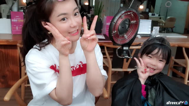 [클립]BJ한나♡하은이 머리하러 미용실왔어용 | SOOP VOD
