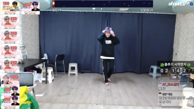 [클립]갓엔터 아침 댄스방송 시키면춘다 춤추는곰돌 갓성은 호두궁 | SOOP VOD