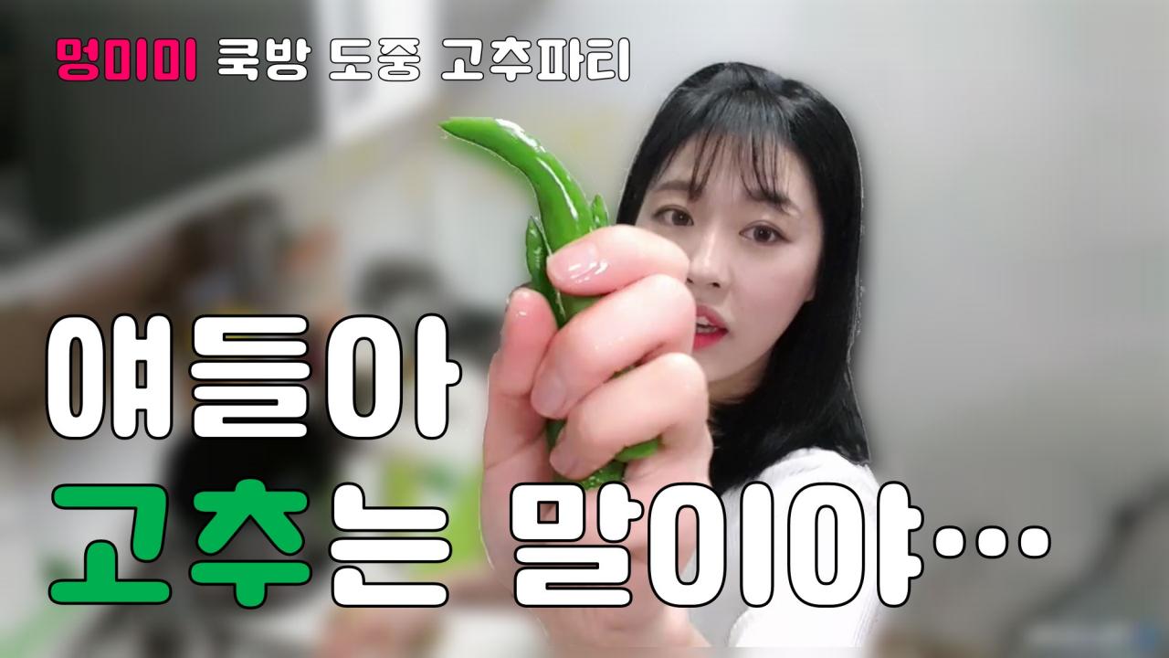 멍미미] 자취녀 Cctv 쿡방 하이라이트 | Afreecatv Vod